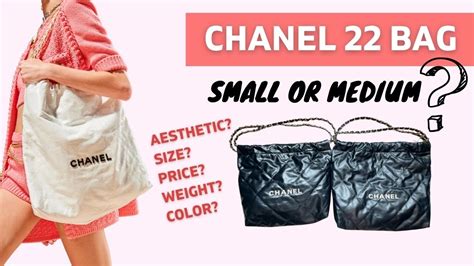 chanel 22 size comparison|chanel 22 bag review.